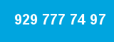 929 777 74 97 929 777 74 97